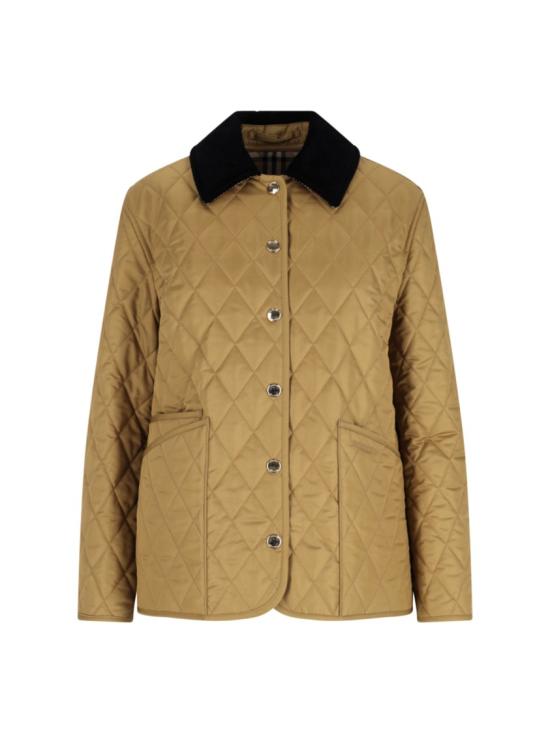 26SS 버버리 퀼티드 자켓 8108989A1420 Brown