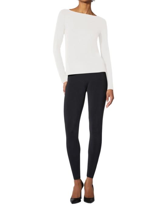 26SS 월포드 긴팔 티셔츠 53336 White - WOLFORD