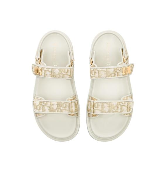 26SS 디올 샌들 KCO170OFI Neutrals - DIOR