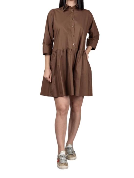 26SS 세븐티 미디 원피스 AB1592 200372 Brown