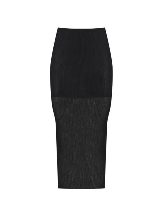 26SS 알베르타 페레티 롱 스커트 A01800103 Black - ALBERTA FERRETTI