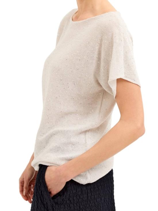 26SS Biancalancia 반팔 티셔츠 E26 060M Neutrals - BIANCALANCIA