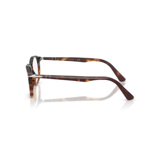 26SS 페르솔 안경 0Po3143v 원형 아세테이트 안경테 (호피 무늬) - PERSOL