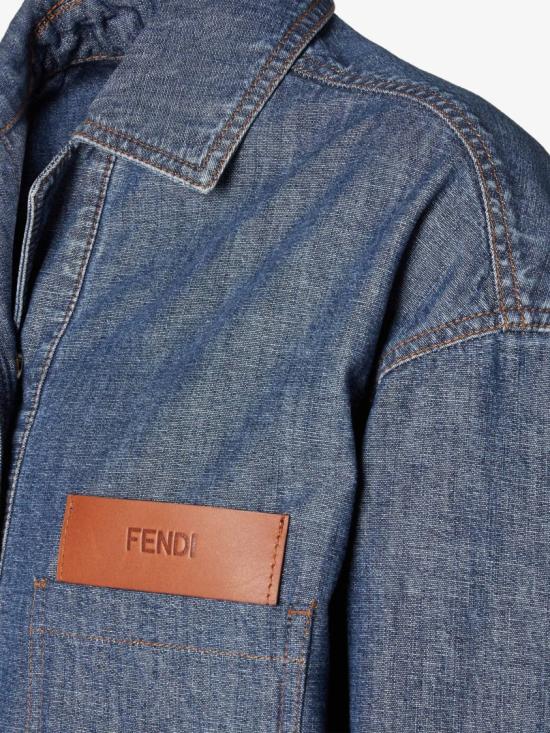 26FW 펜디 데님 자켓 FLF861 AW8H Blue - FENDI