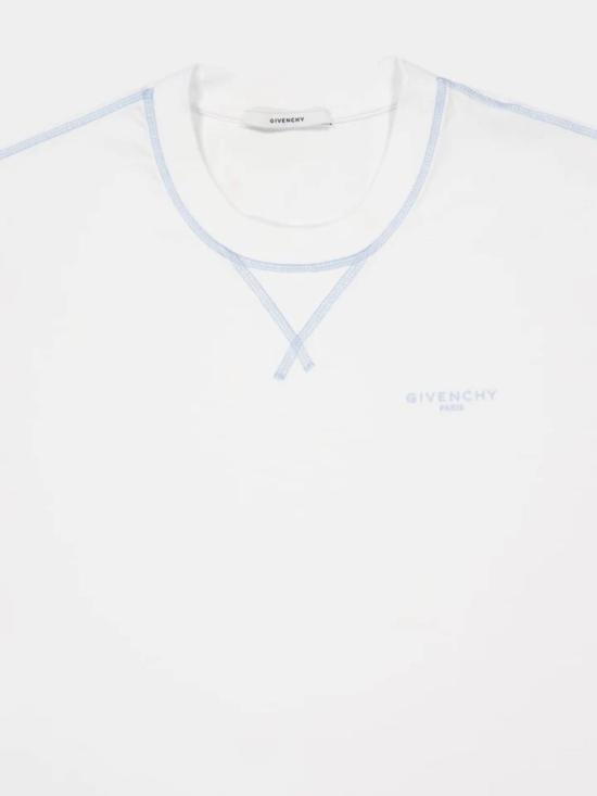 26FW 지방시 반팔 티셔츠 BM71P53YR8 White - GIVENCHY
