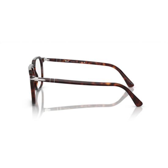 26SS 페르솔 안경 0Po3337v 사각형 아세테이트 안경테 (호피 무늬) - PERSOL