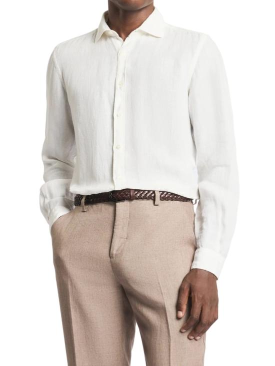 26SS 페이 긴팔 셔츠 NCMA152259T HTK White