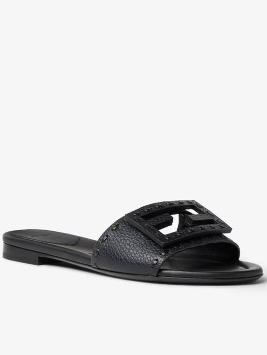 26FW 펜디 바게트 시에나 레더 슬라이드 8R8136 AQY2 Black - FENDI