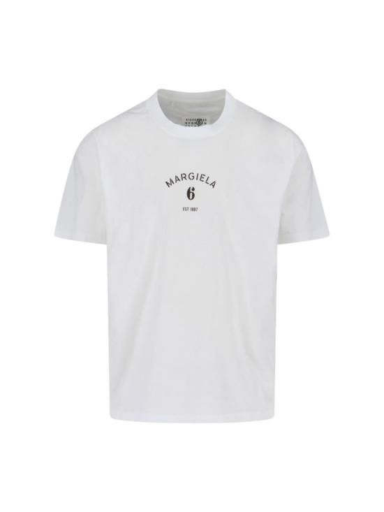 26SS MM6 메종마르지엘라 반팔 티셔츠 SH2GC0038 M20048101 White