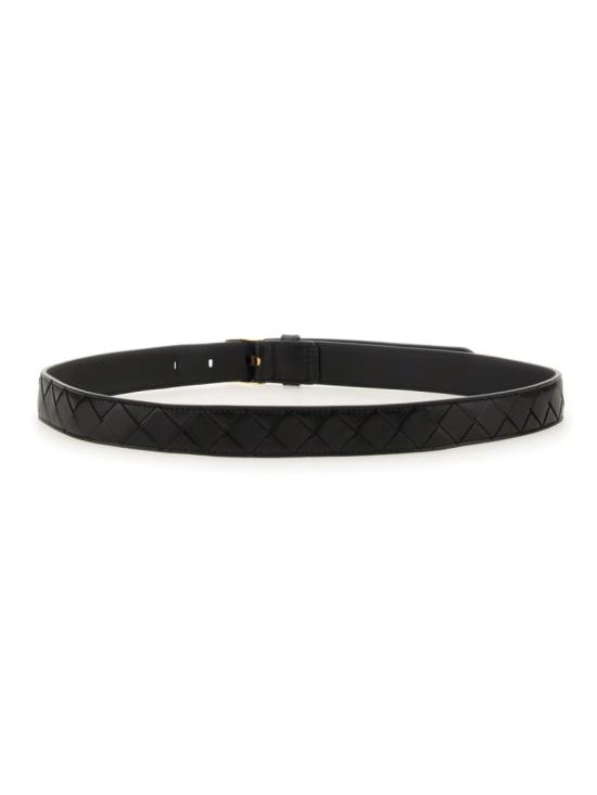  보테가베네타 가죽 벨트 799048 VCPP51019 Black - BOTTEGA VENETA