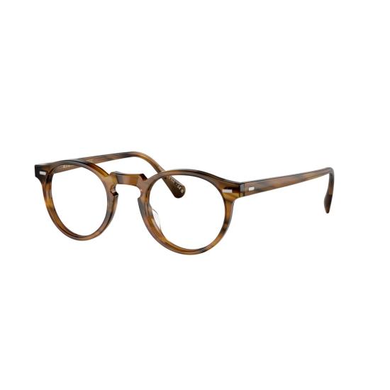 26SS 올리버피플스 안경 0Ov5186 클래식 원형 아세테이트 안경테 (호피 무늬) - OLIVER PEOPLES