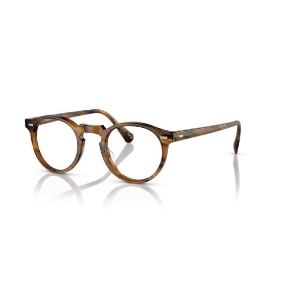 26SS 올리버피플스 안경 0Ov5186 클래식 원형 아세테이트 안경테 (호피 무늬) - OLIVER PEOPLES