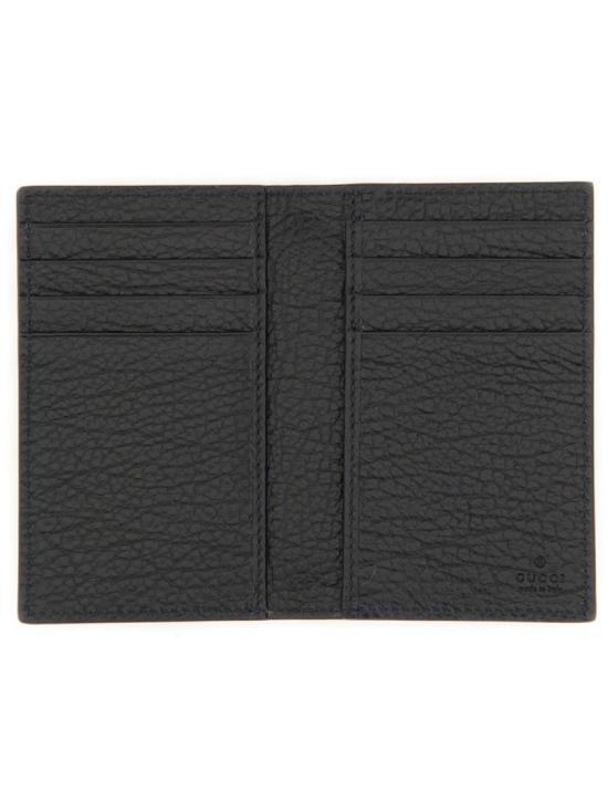  구찌 더블 G 레더 카드 케이스 795329 AADD71000 Black - GUCCI