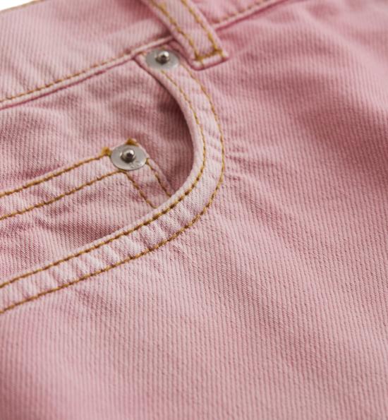 26SS 디올 데님 스커트 622J70A3D45 Pink - DIOR