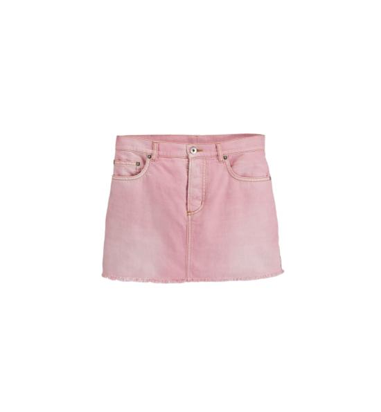 26SS 디올 데님 스커트 622J70A3D45 Pink
