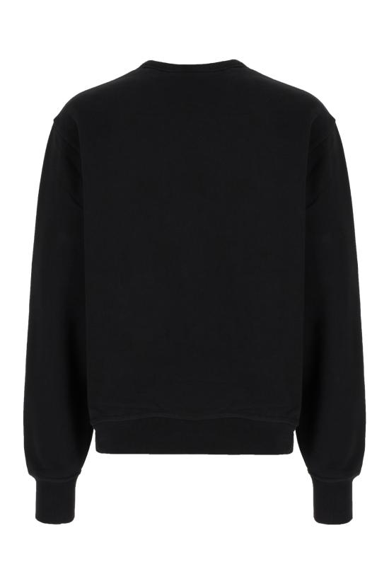 26SS 버버리 체크 라벨 코튼 스웨트셔츠 8101889 A1189 BLACK - BURBERRY