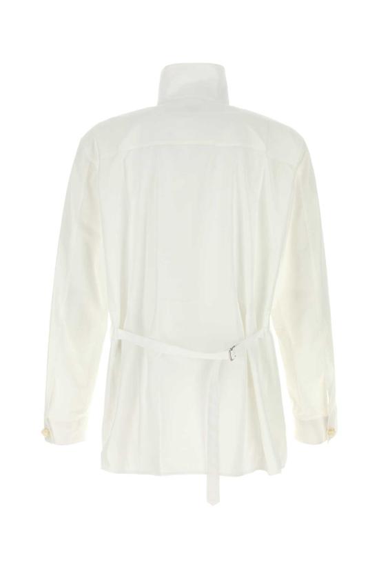 26SS 보테가베네타 긴팔 셔츠 861970V6CV0 9000 White - BOTTEGA VENETA