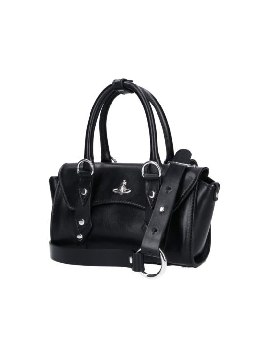 26SS 비비안웨스트우드 토트백 4803001PW L00B0 N401 BLACK DOM - VIVIENNE WESTWOOD