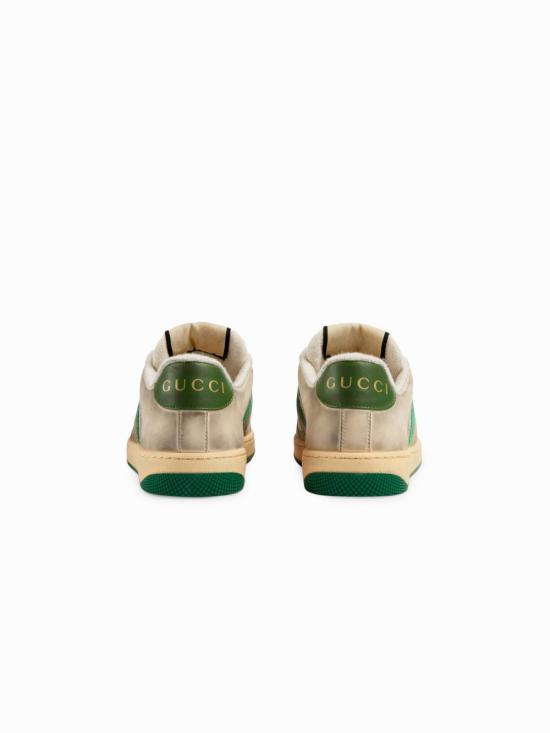 26FW 구찌 스크리너 레더 스니커즈 570443 9Y9209666 Beige - GUCCI