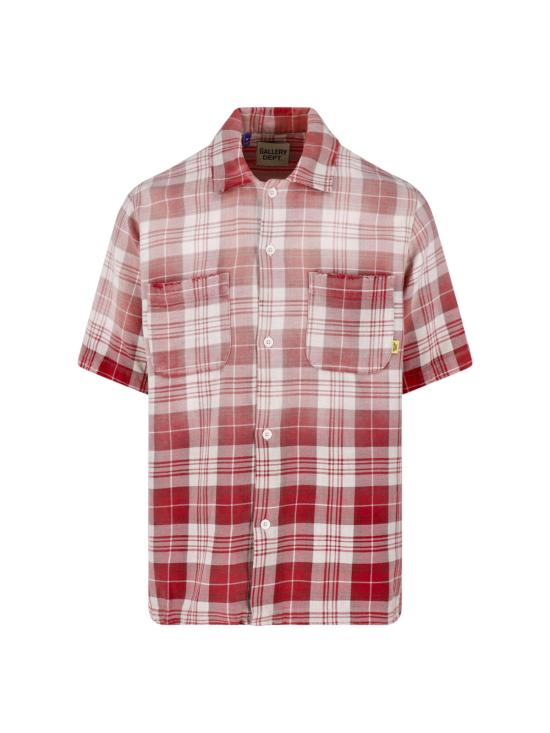 26SS 갤러리 디파트먼트 반팔 셔츠 TOP022 RED PLAID Red