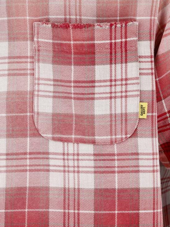 26SS 갤러리 디파트먼트 반팔 셔츠 TOP022 RED PLAID Red - GALLERY DEPT