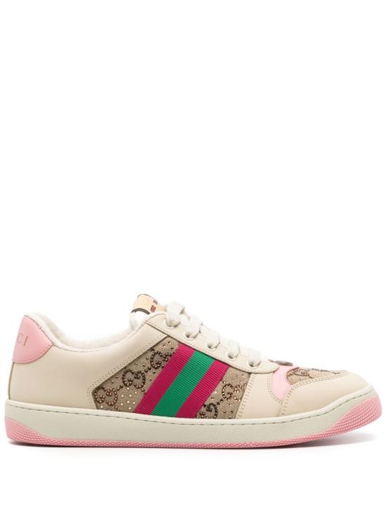 26FW 구찌 크리스탈 스크리너 스니커즈 677423 9SFR02587 Pink