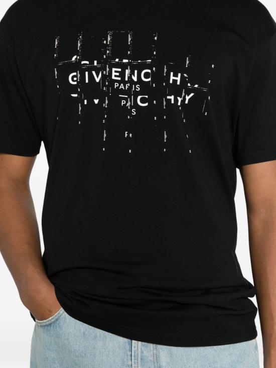 26FW 지방시 반팔 티셔츠 BM71NK3YU9 001 BLACK - GIVENCHY