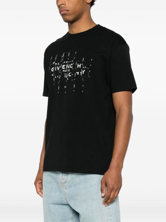 26FW 지방시 반팔 티셔츠 BM71NK3YU9 001 BLACK - GIVENCHY