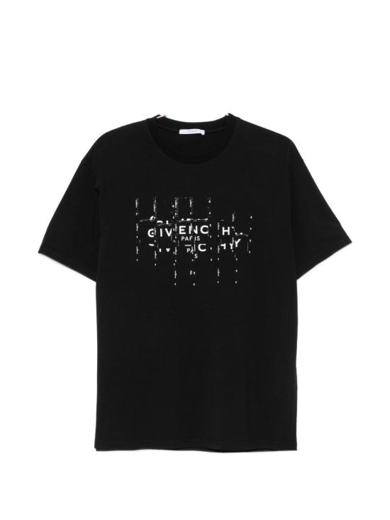 26FW 지방시 반팔 티셔츠 BM71NK3YU9 001 BLACK