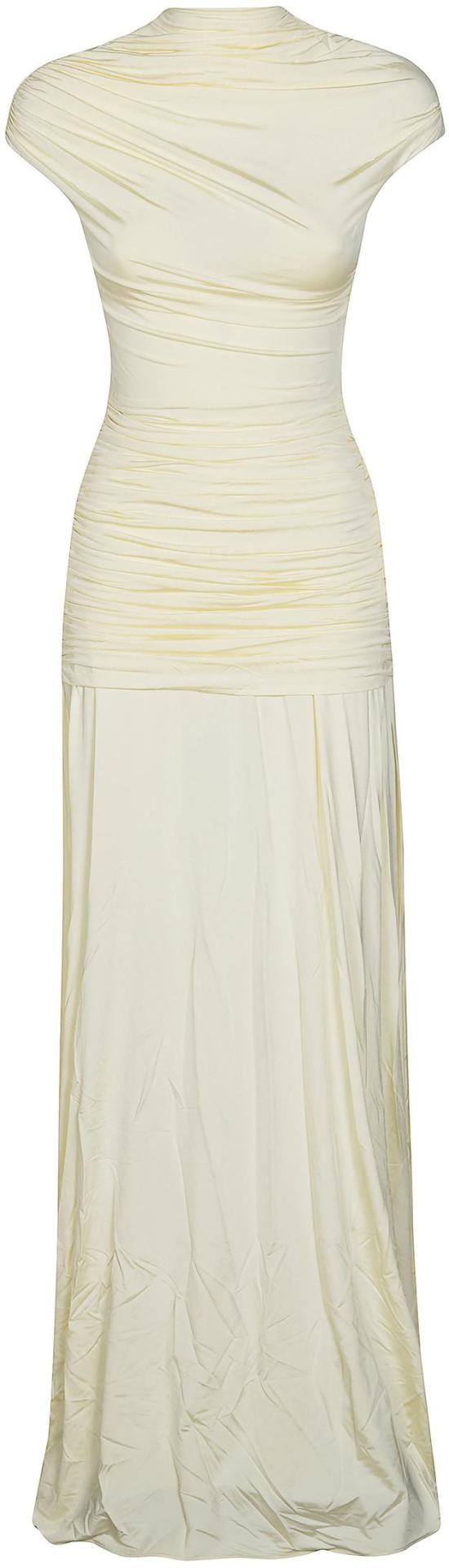 26SS 셀프 포트레이트 롱 원피스 SS26167XY YELLOW