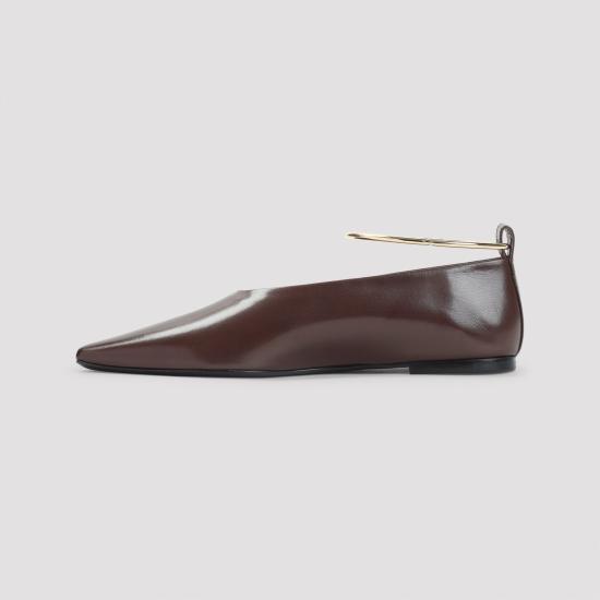 26FW 질샌더 플랫 슈즈 J15WZ0039 P7588 601 CHOCOLATE PLUM - JIL SANDER
