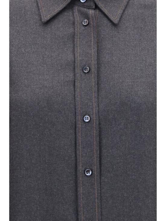 26FW 브루넬로 쿠치넬리 셔츠 MP550M1M06 C1135 GREY - BRUNELLO CUCINELLI