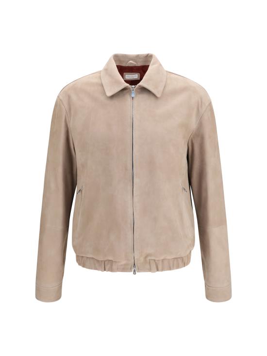 26SS 브루넬로 쿠치넬리 컨트리 스웨이드 블루종 MPCAO2071 CZT85 BEIGE