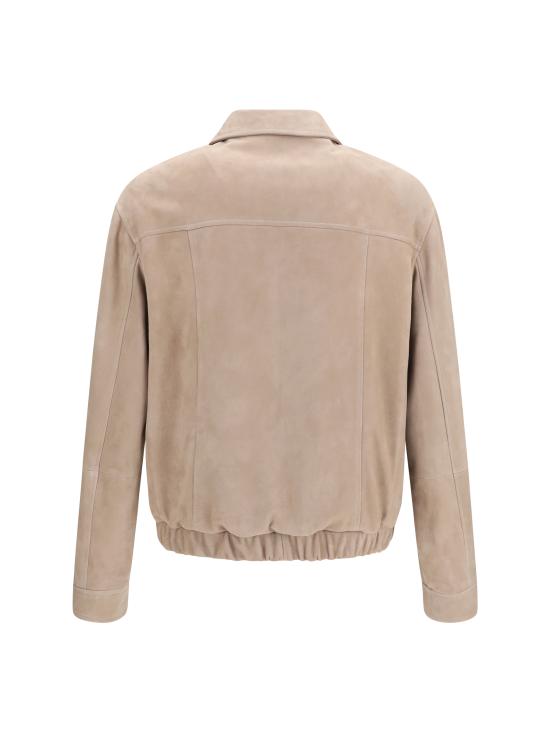 26SS 브루넬로 쿠치넬리 컨트리 스웨이드 블루종 MPCAO2071 CZT85 BEIGE - BRUNELLO CUCINELLI
