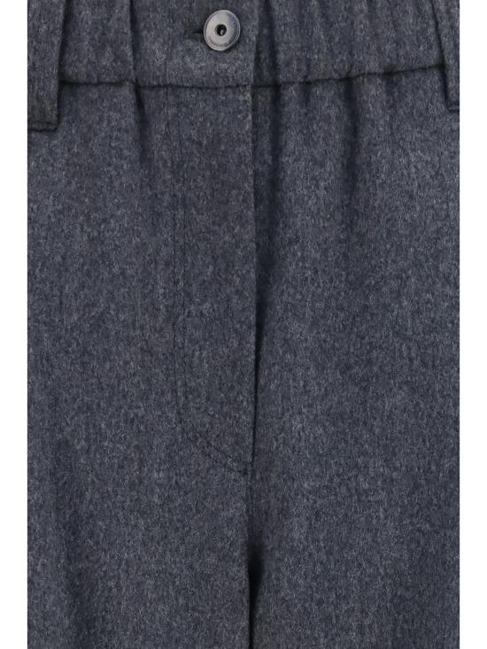 26FW 브루넬로 쿠치넬리 스트레이트 팬츠 MP549P9148 C2345 GREY - BRUNELLO CUCINELLI