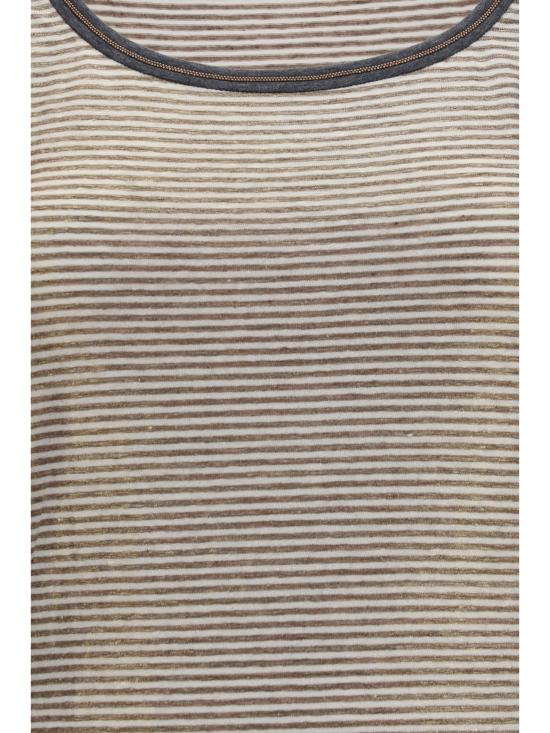 26SS 브루넬로 쿠치넬리 민소매 티셔츠 MQ977DU530 C2094 BEIGE - BRUNELLO CUCINELLI