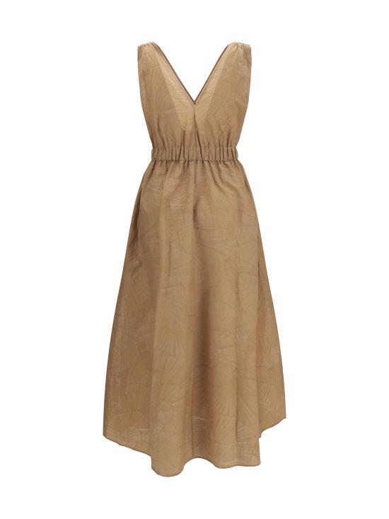 26SS 브루넬로 쿠치넬리 원피스 MQ988A5092 C1604 BEIGE - BRUNELLO CUCINELLI