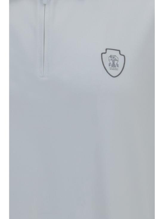 26SS 브루넬로 쿠치넬리 폴로 티셔츠 MW8641330F CCS47 WHITE - BRUNELLO CUCINELLI