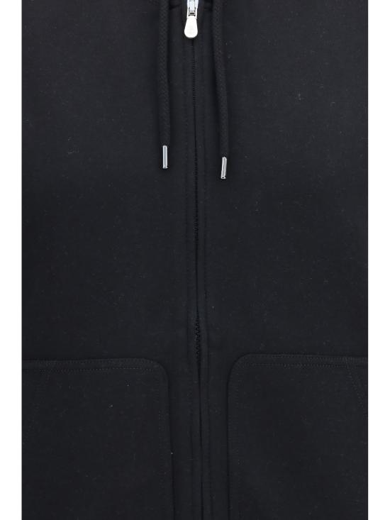 26SS 브루넬로 쿠치넬리 후드 티셔츠 MM8319079G C101 BLACK - BRUNELLO CUCINELLI
