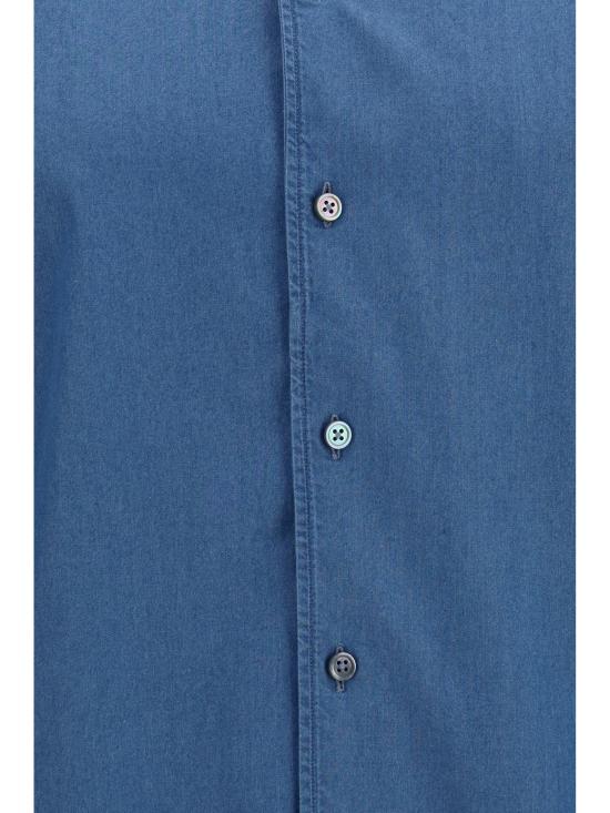26SS 에르메네질도제냐 긴팔 셔츠 UHX25A3SRO1002G 054 BLUE - ERMENEGILDO ZEGNA