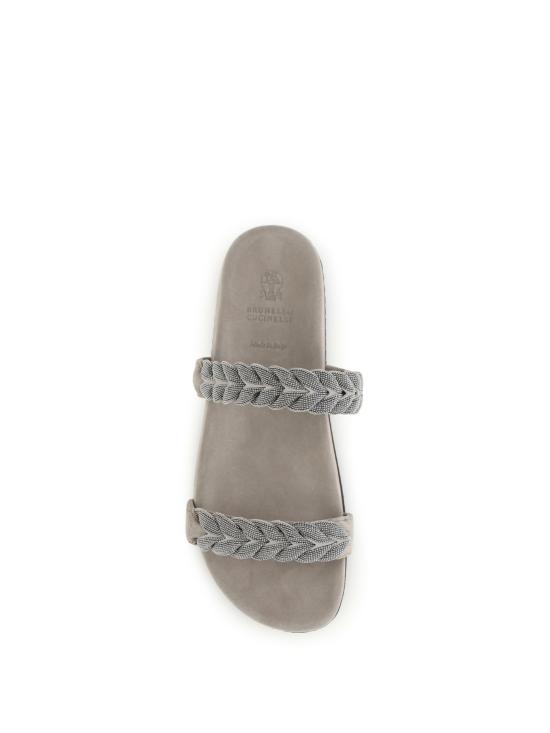 26SS 브루넬로 쿠치넬리 뮬/슬리퍼 MZSFG3159 C5859 GREY - BRUNELLO CUCINELLI