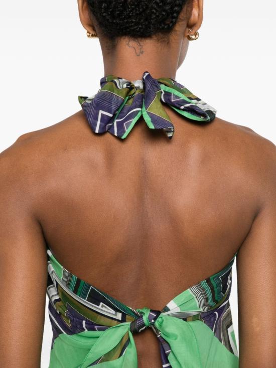 26SS 미소니 민소매 티셔츠 TOQ4CMDA685 0002 Green - MISSONI