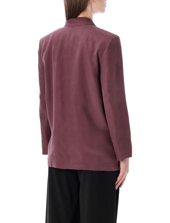 26SS 생로랑 수트 자켓 851026Y6J78 5060 AUBERGINE - SAINT LAURENT