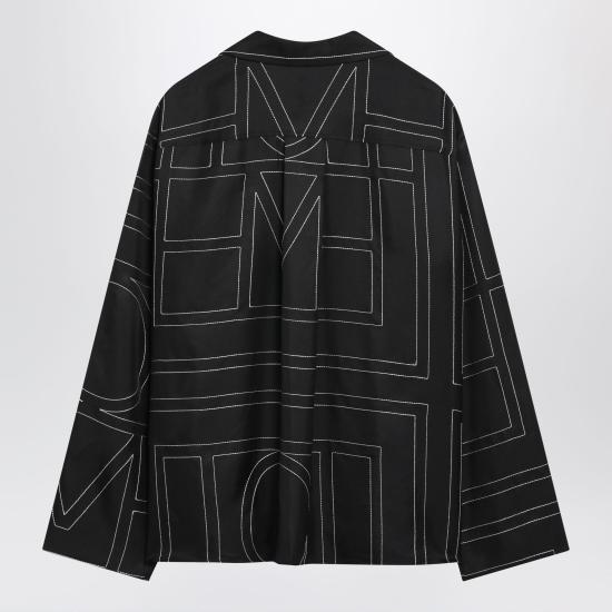 26FW 토템 셔츠 263 WRT0881FB0704 Black - TOTEME