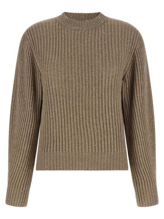 26FW 브루넬로 쿠치넬리 스웨터 MBM753500PC506 Beige