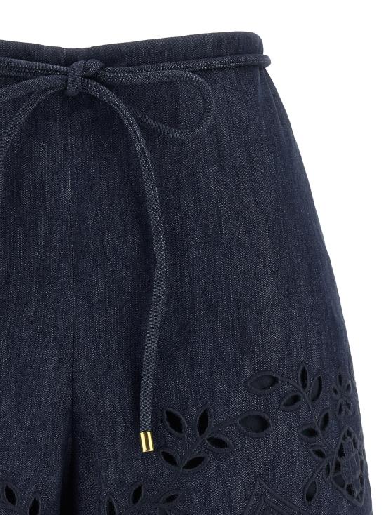 26FW 짐머만 숏팬츠 7283ASS263INK Blue - ZIMMERMANN