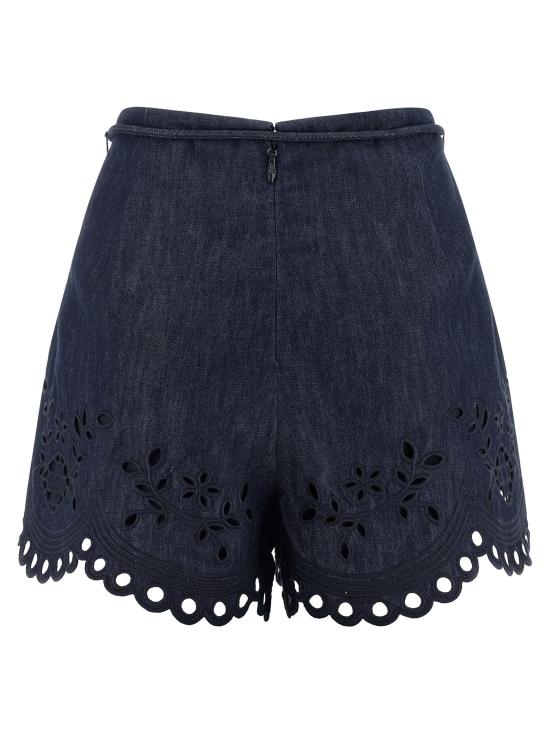 26FW 짐머만 숏팬츠 7283ASS263INK Blue - ZIMMERMANN