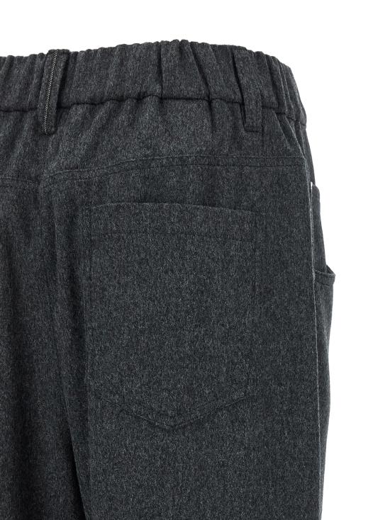 26FW 브루넬로 쿠치넬리 스트레이트 팬츠 MP549P9148C2345 Gray - BRUNELLO CUCINELLI