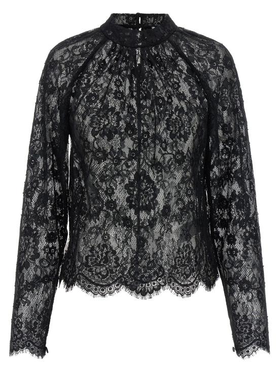 26FW 셀프 포트레이트 블라우스 PF26032TABBLACK Black