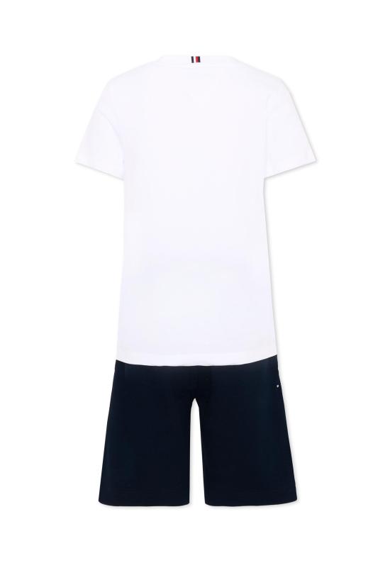 26SS [키즈] 타미힐피거 캐주얼 세트 KB0KB10290 YBR WHITE - TOMMY HILFIGER